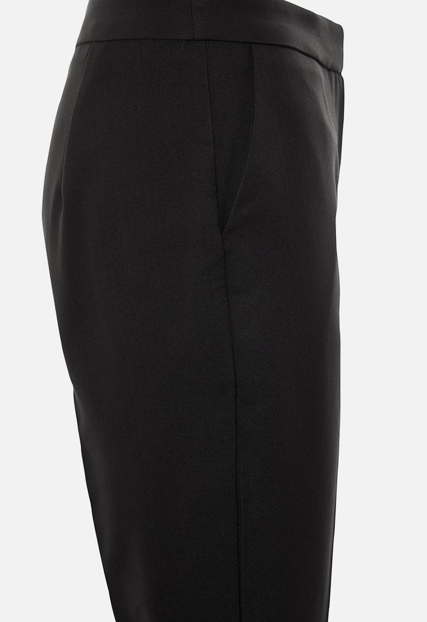 Trendyol - Slim Leg Trousers - Black