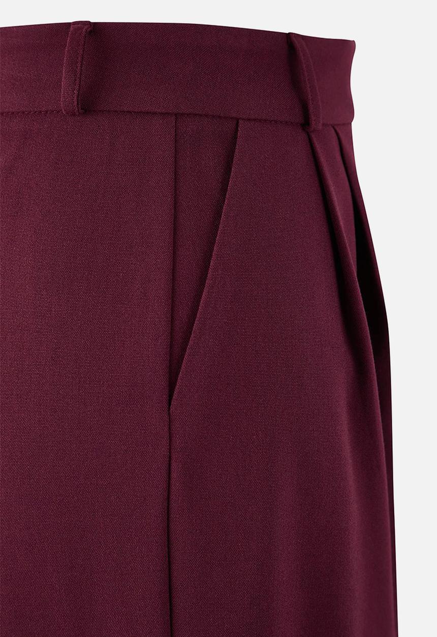 Trendyol - Limited Edition Wide Leg Trousers - Plum