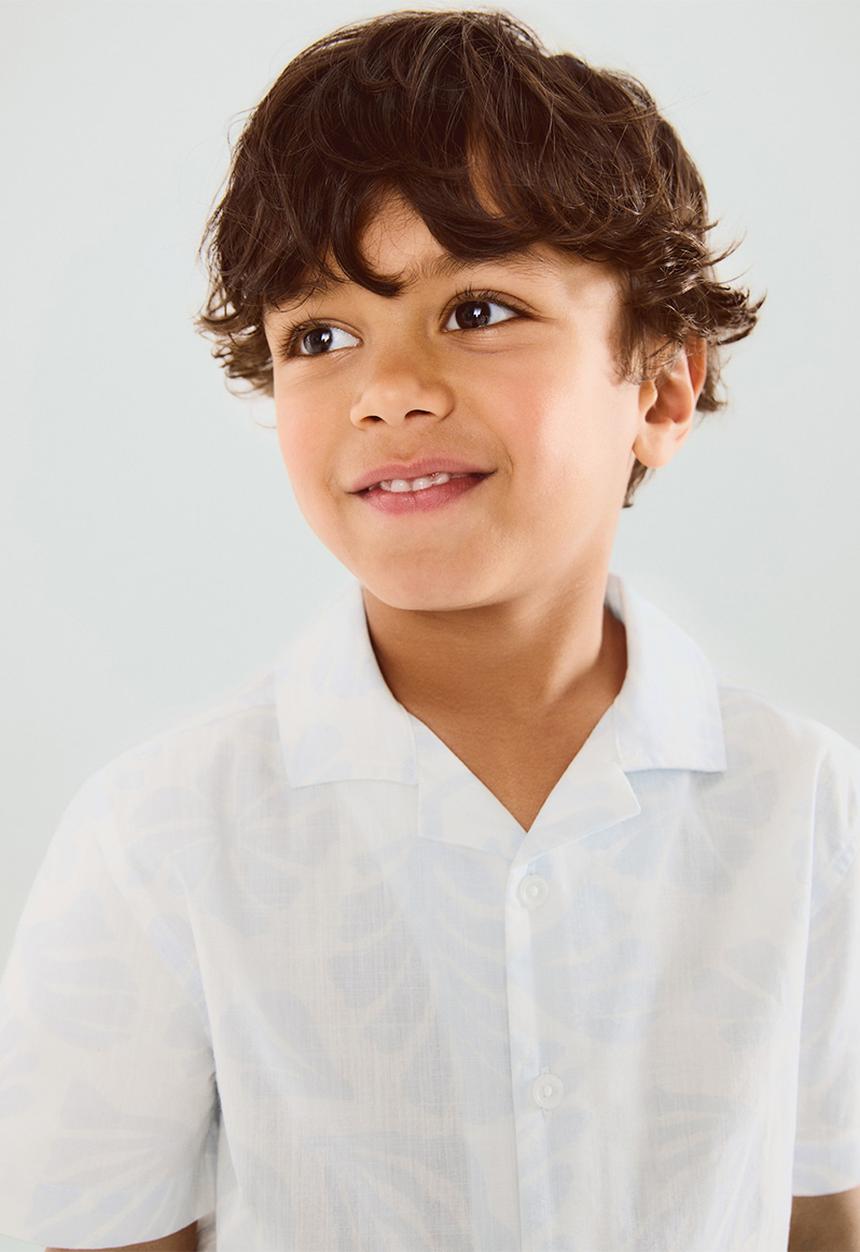 MANGO - Shirt CORFU - White