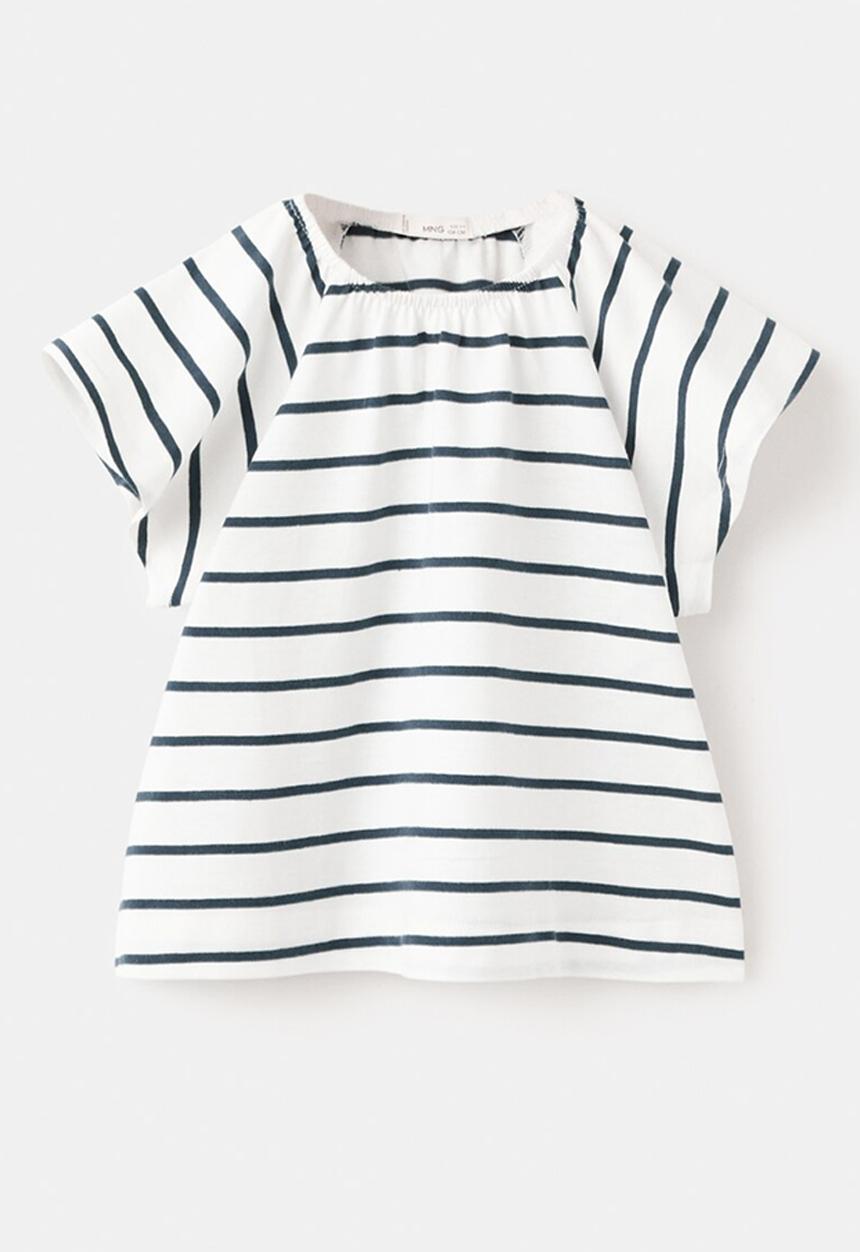 MANGO - T-Shirt STRIPE - Navy