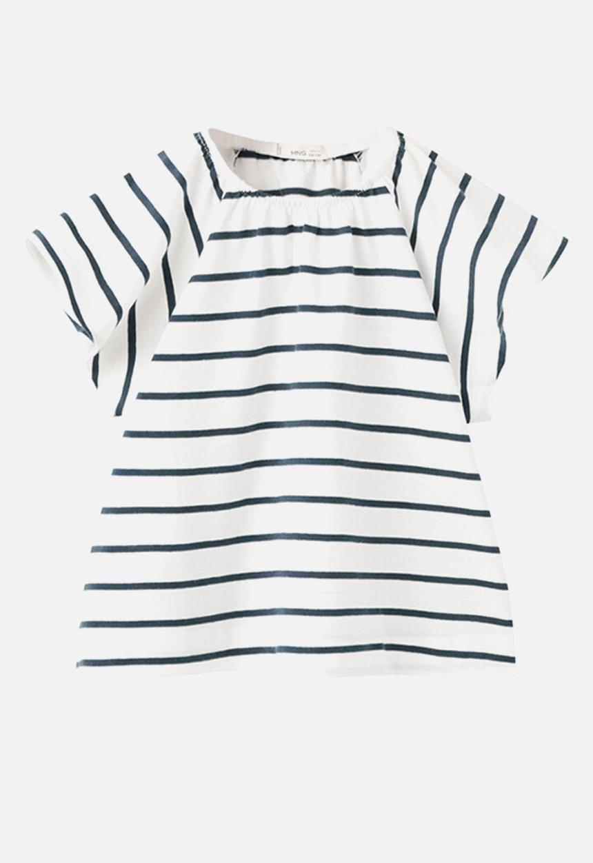 MANGO - T-Shirt STRIPE - Navy