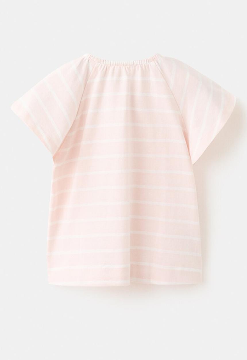 MANGO - T-Shirt STRIPE- Pink