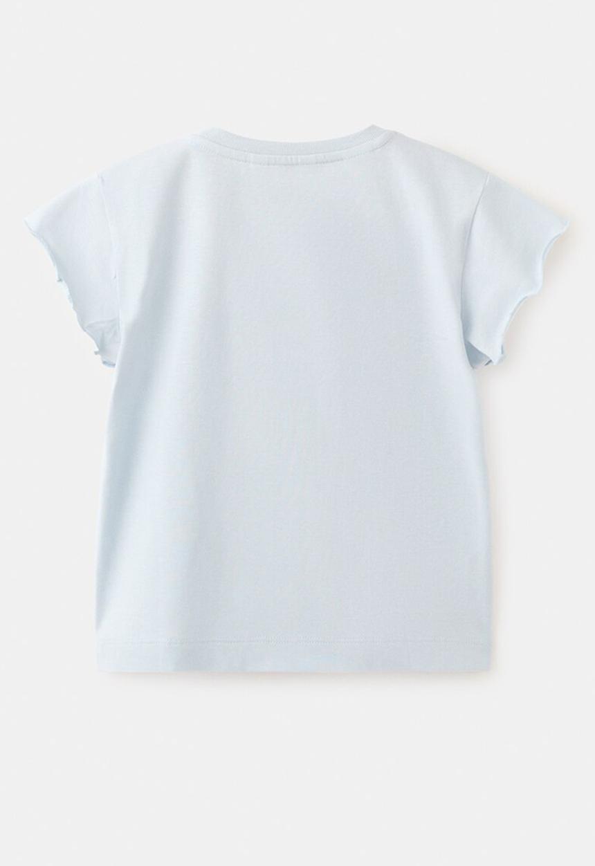 MANGO - T-Shirt ESTRELLA - Light/Pastel Blue