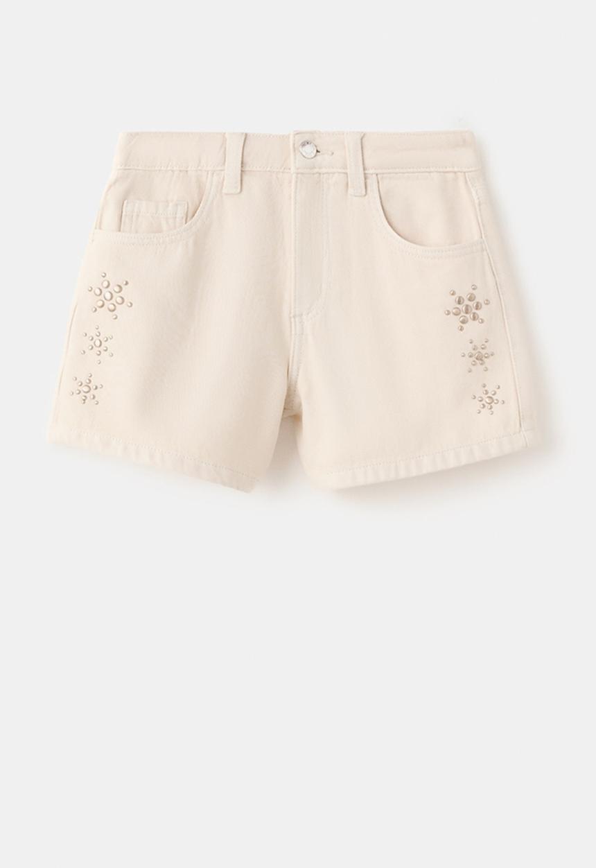 MANGO - Shorts LUNA - Light Beige