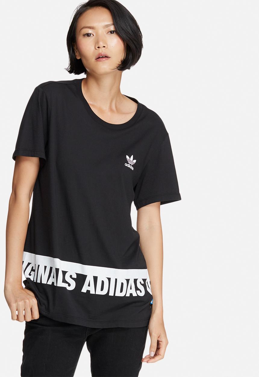 adidas Originals - Graphic trefoil tee
