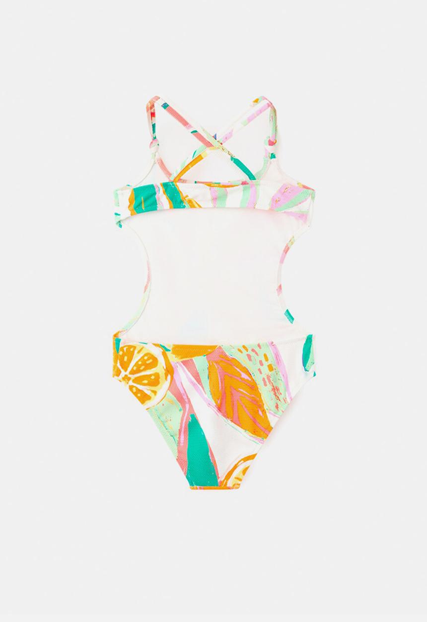MANGO - Swimsuit Orangekg - White