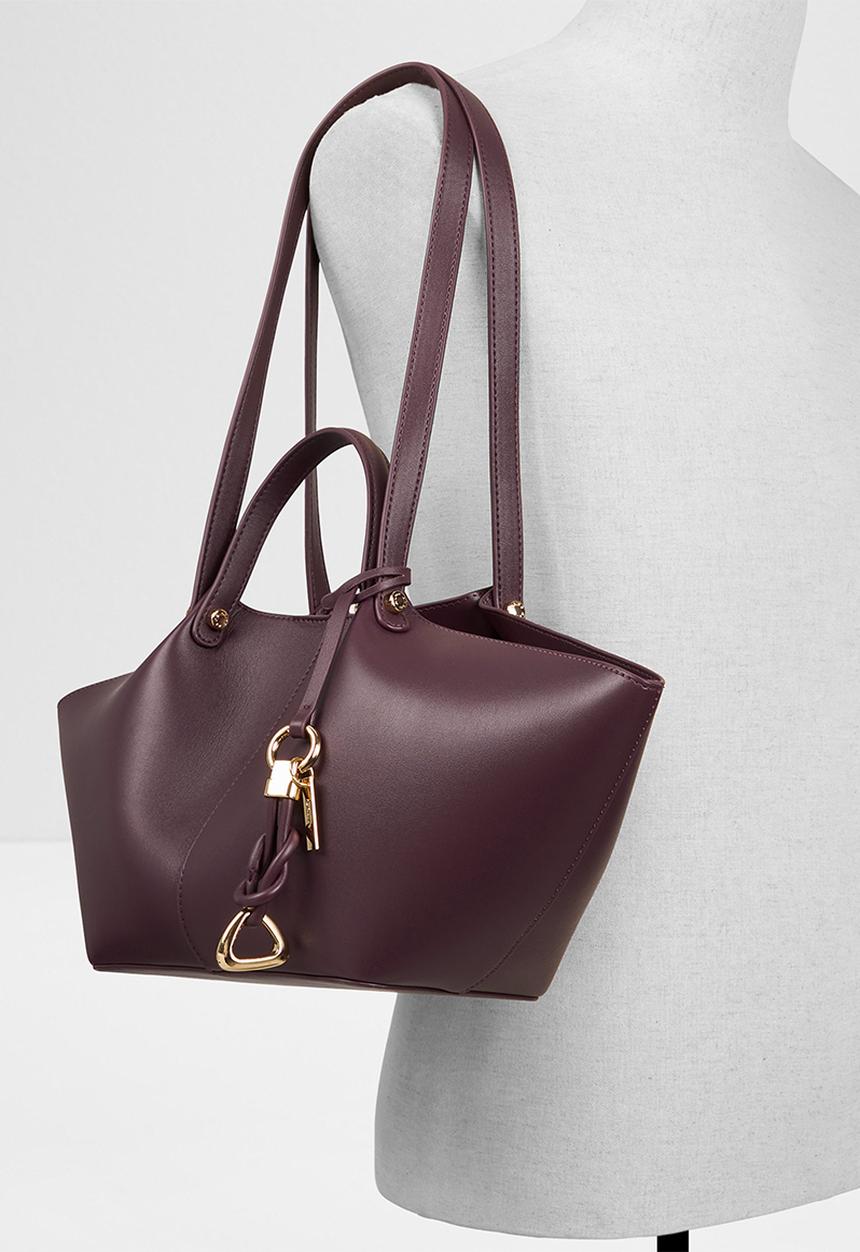 ALDO - Meava Dark Red Shoulder Bag - Burgundy 