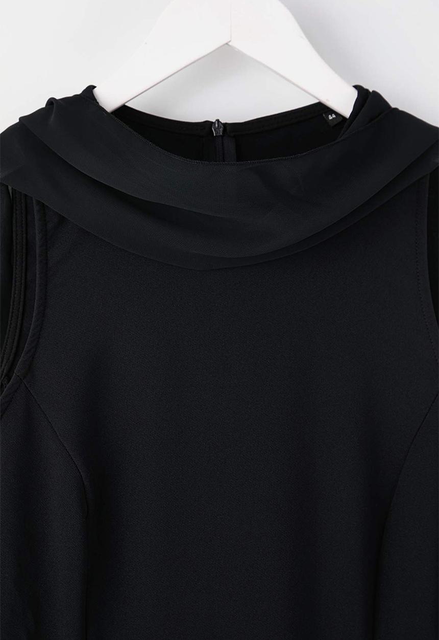 Trendyol - Plus Chiffon Woven Party/Evening/Night Dress - Black