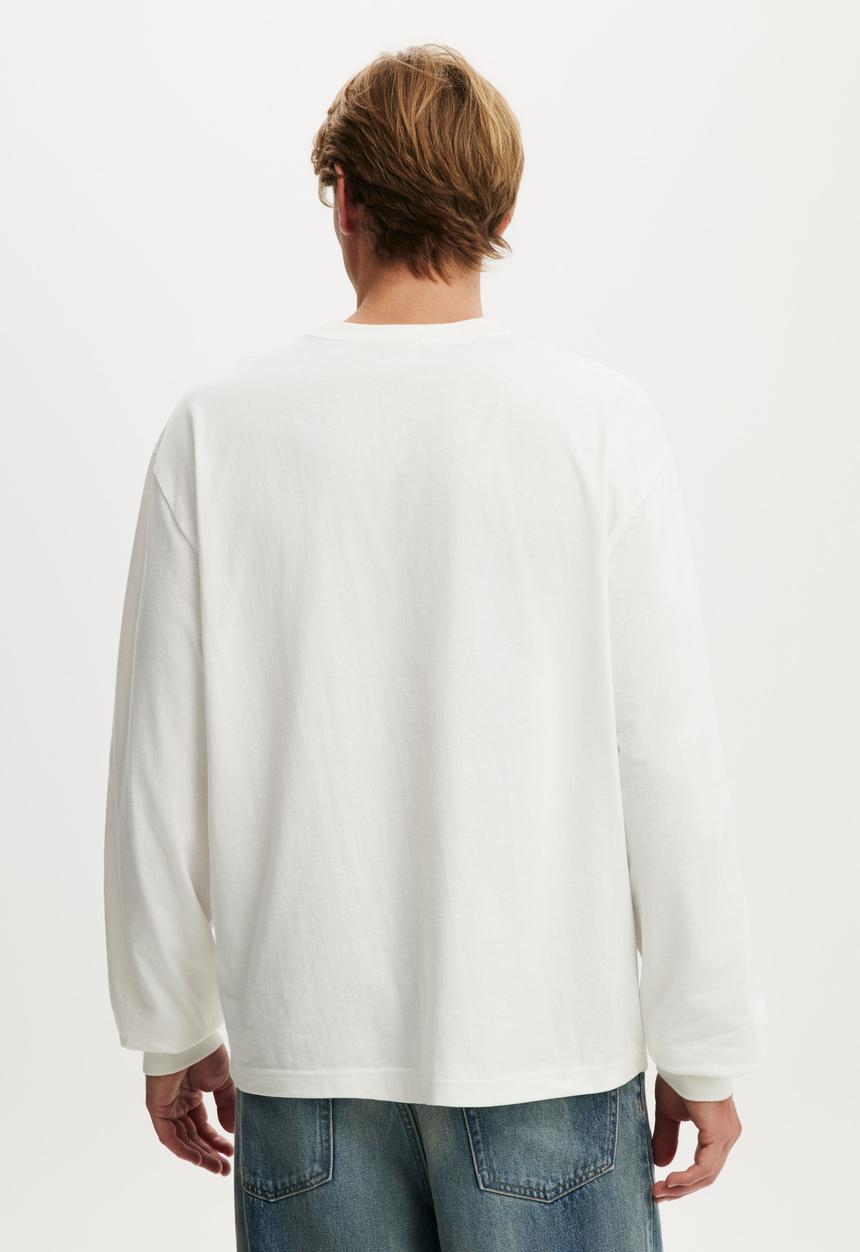 Everyday long sleeve T-shirt - vintage white