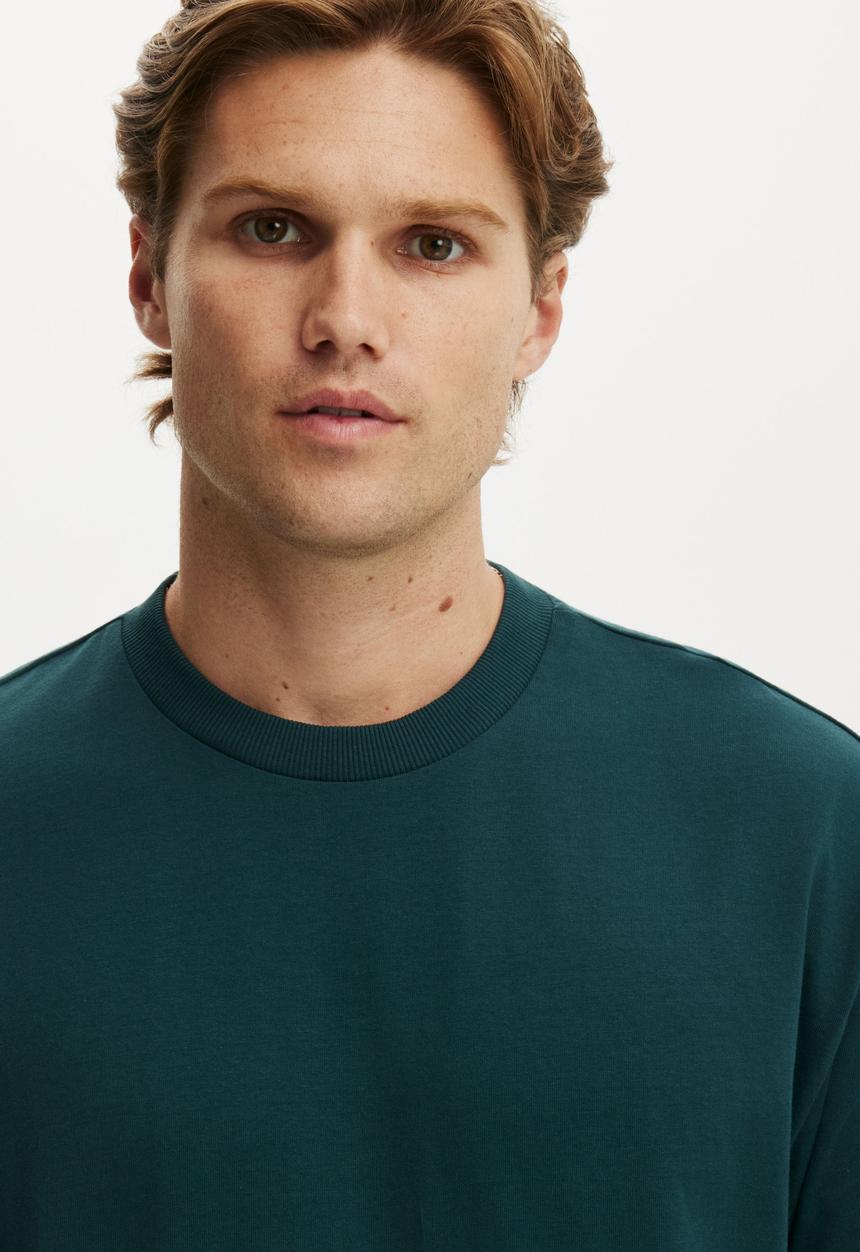Cotton On - Everyday fit T-shirt - deep sea teal