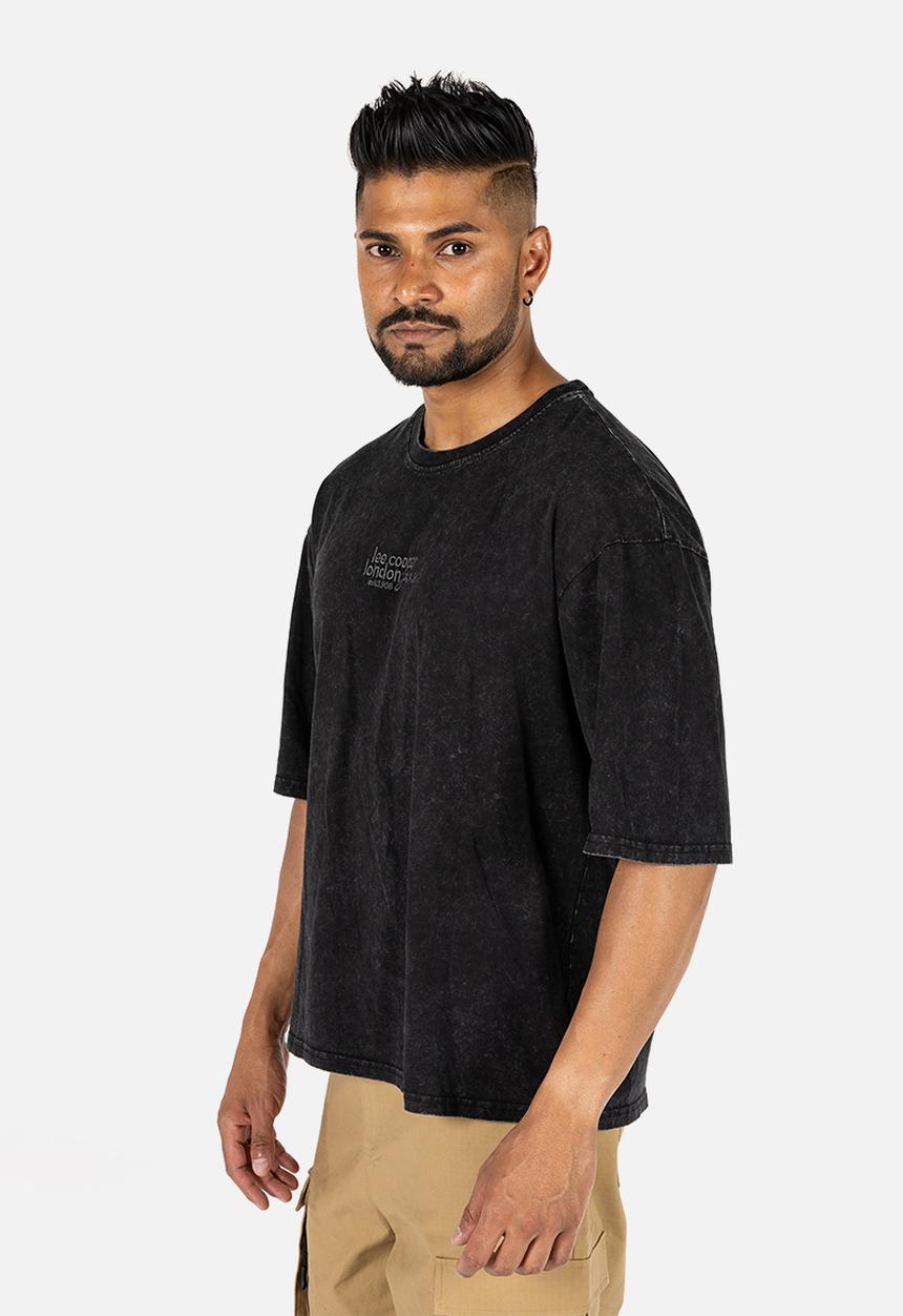 Lee Cooper - T-shirts - Augustin  -BLACK