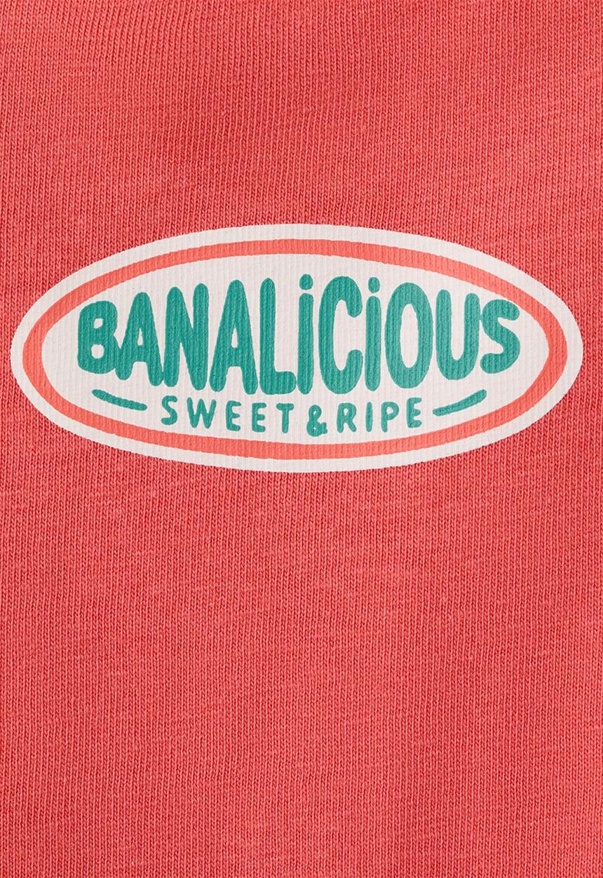 MANGO - T-Shirt Abanana - Bright Red
