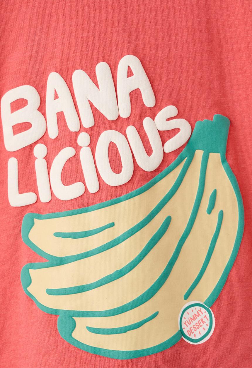 MANGO - T-Shirt Abanana - Bright Red