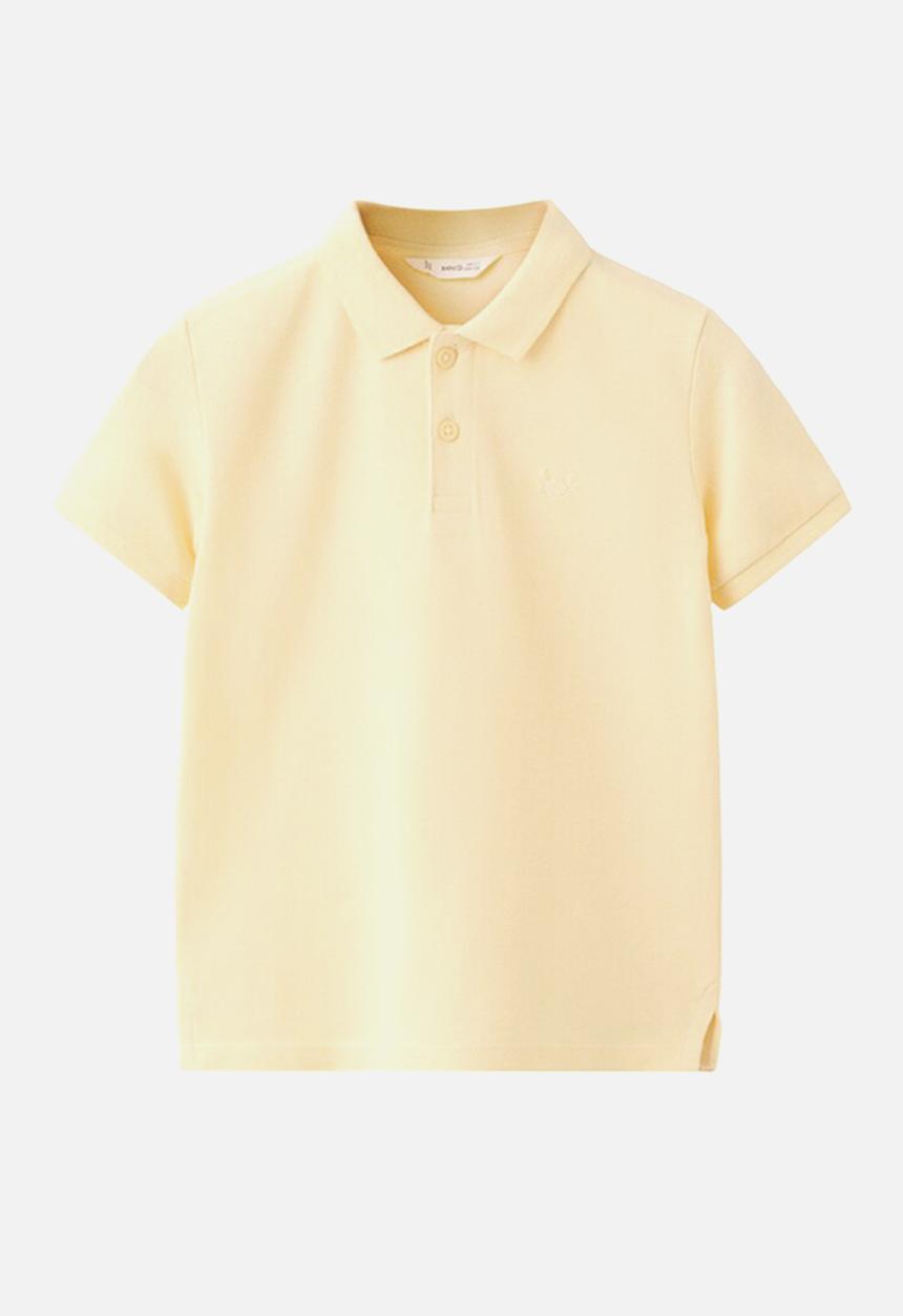 MANGO - Poloshirt JAVI - Light/Pastel Yellow