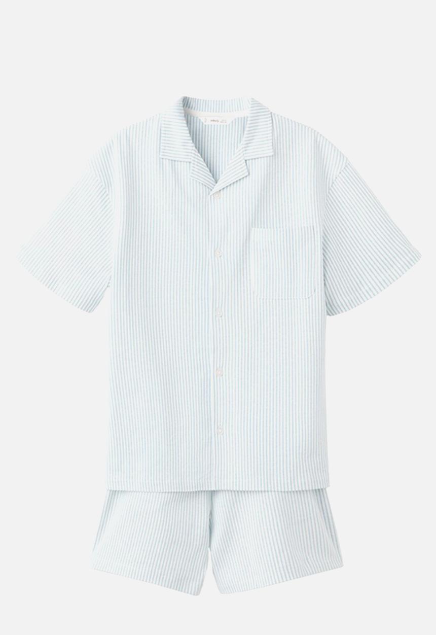 MANGO - Pijama pack sirpi - medium blue