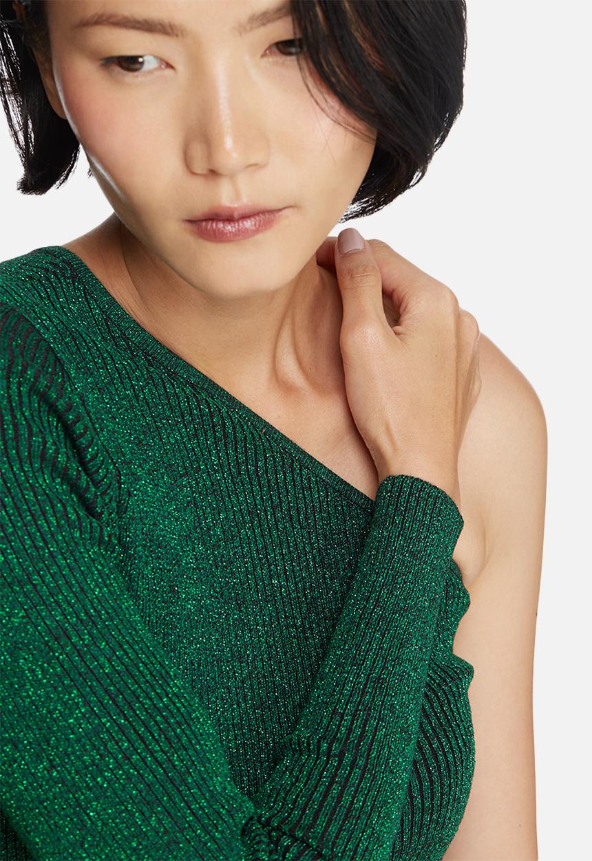 Noisy May - Lurry one-shoulder knit top