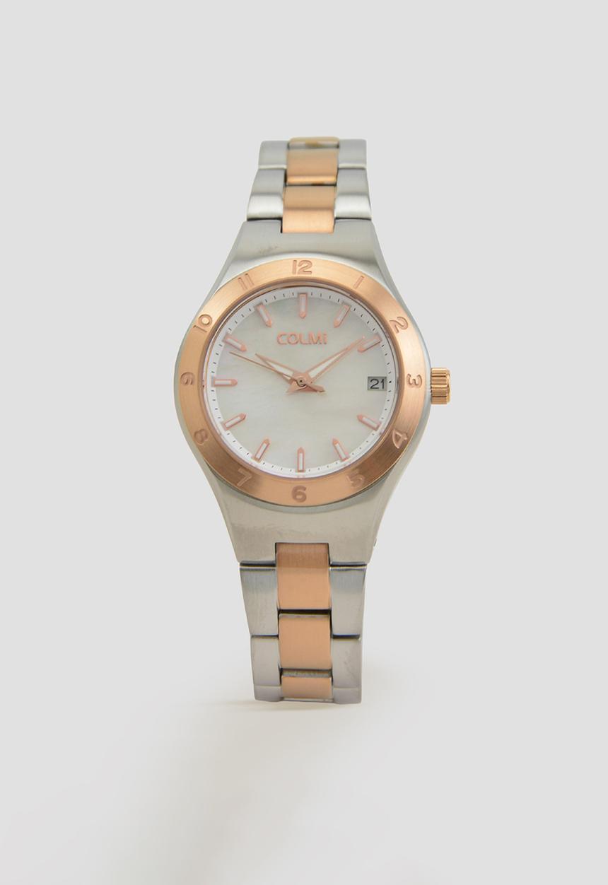 Colmi - ELARA Two-Tone Mother of Pearl Watch CL-7ELASR-D - Gold/Silver