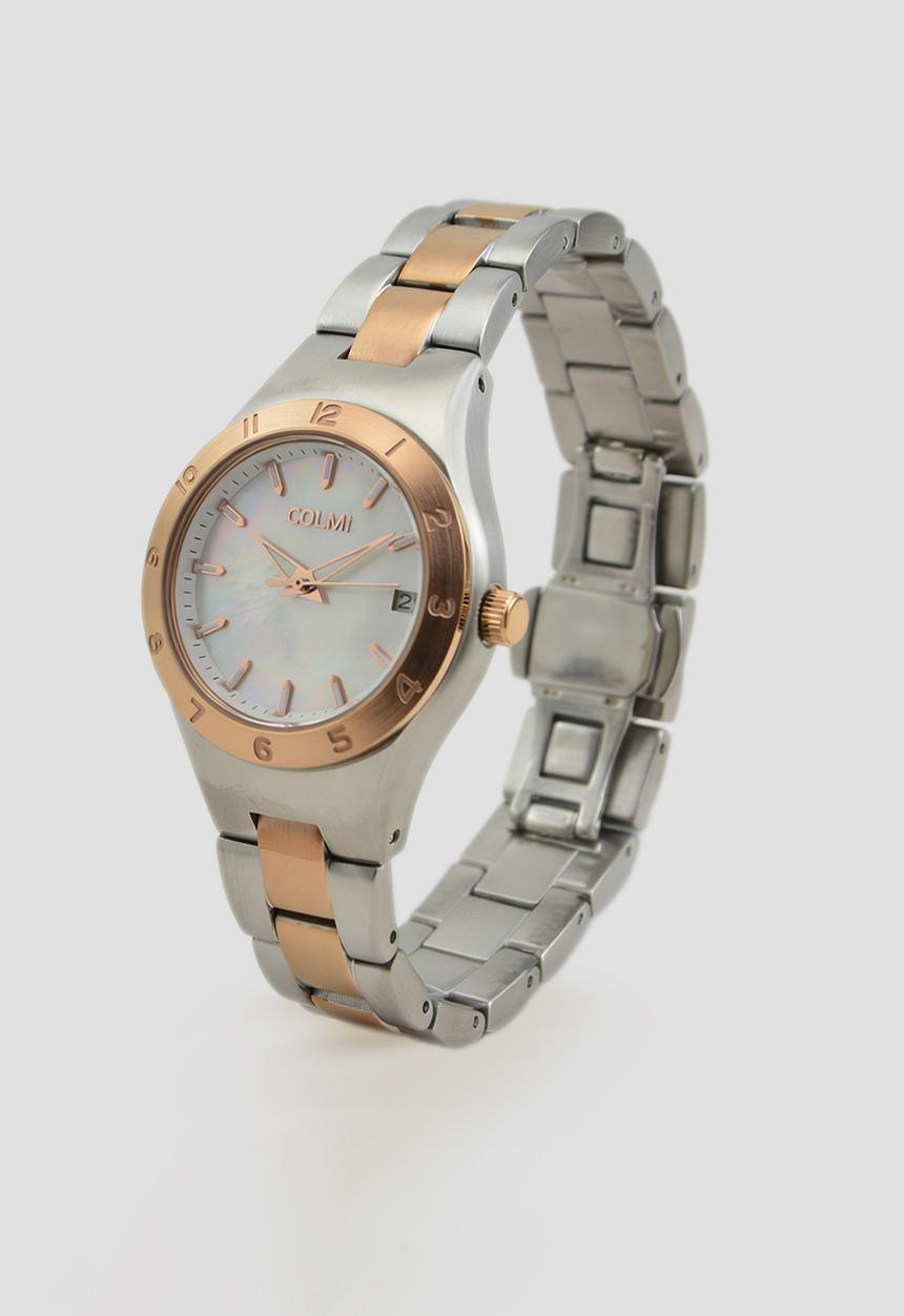 Colmi - ELARA Two-Tone Mother of Pearl Watch CL-7ELASR-D - Gold/Silver