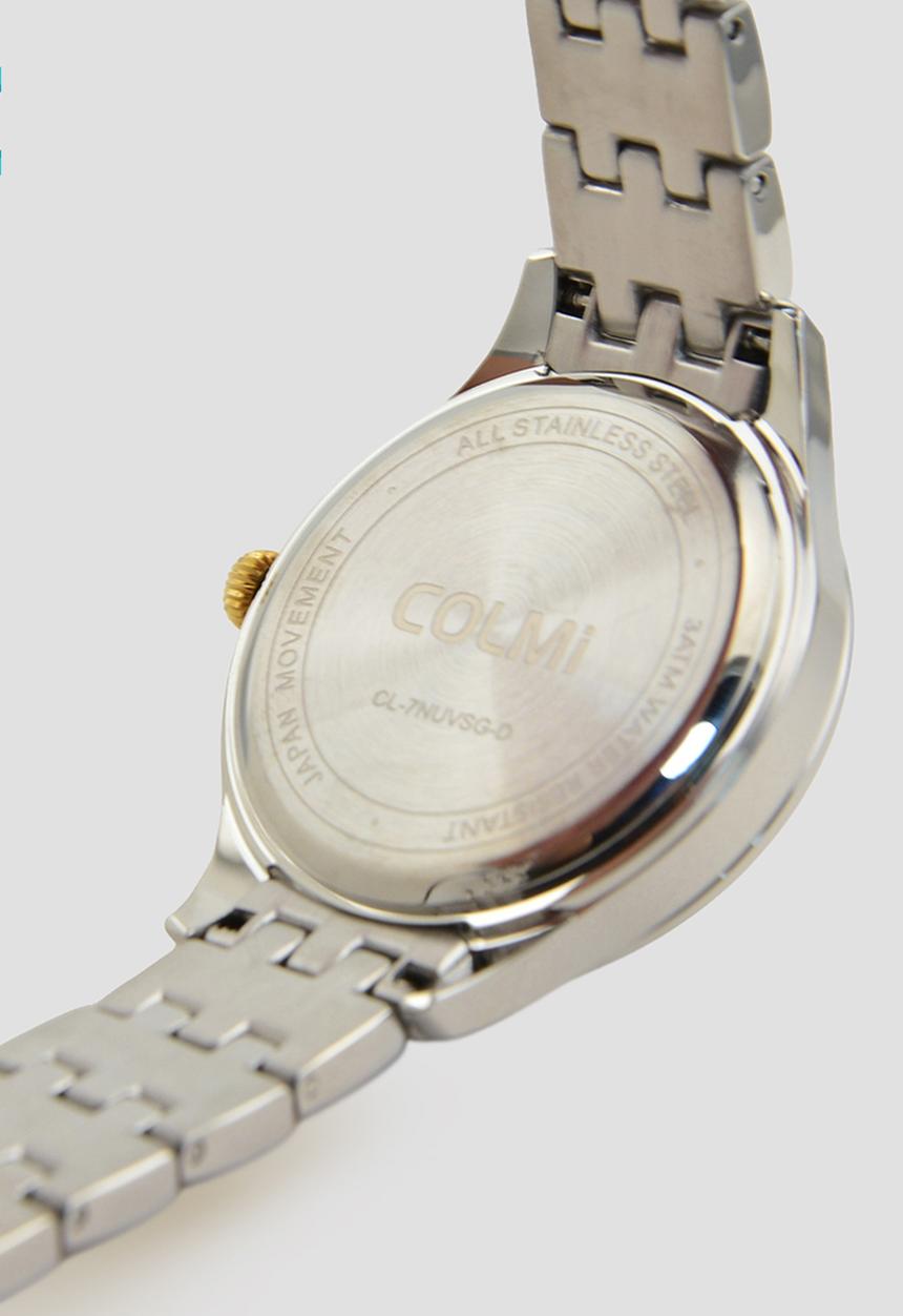 Colmi - NUVIA Two-Tone Mother of Pearl Watch CL-7NUVSG-D - Gold/Silver