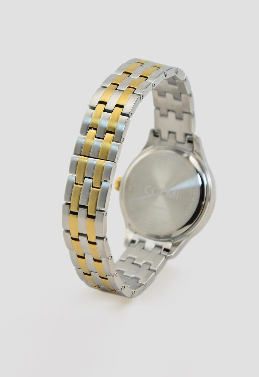 Colmi - NUVIA Two-Tone Mother of Pearl Watch CL-7NUVSG-D - Gold/Silver