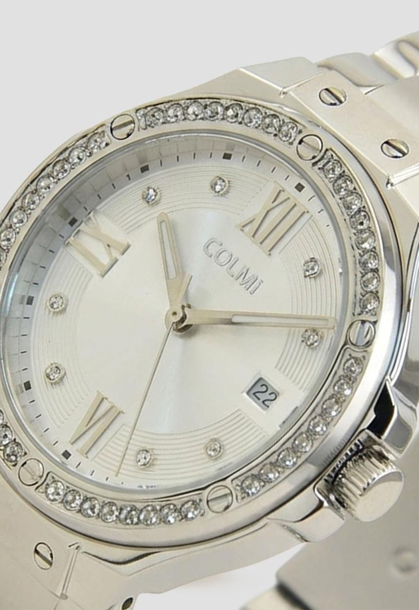 Colmi - LIORA Crystal Bezel Watch CL-8LIOS-D - Silver
