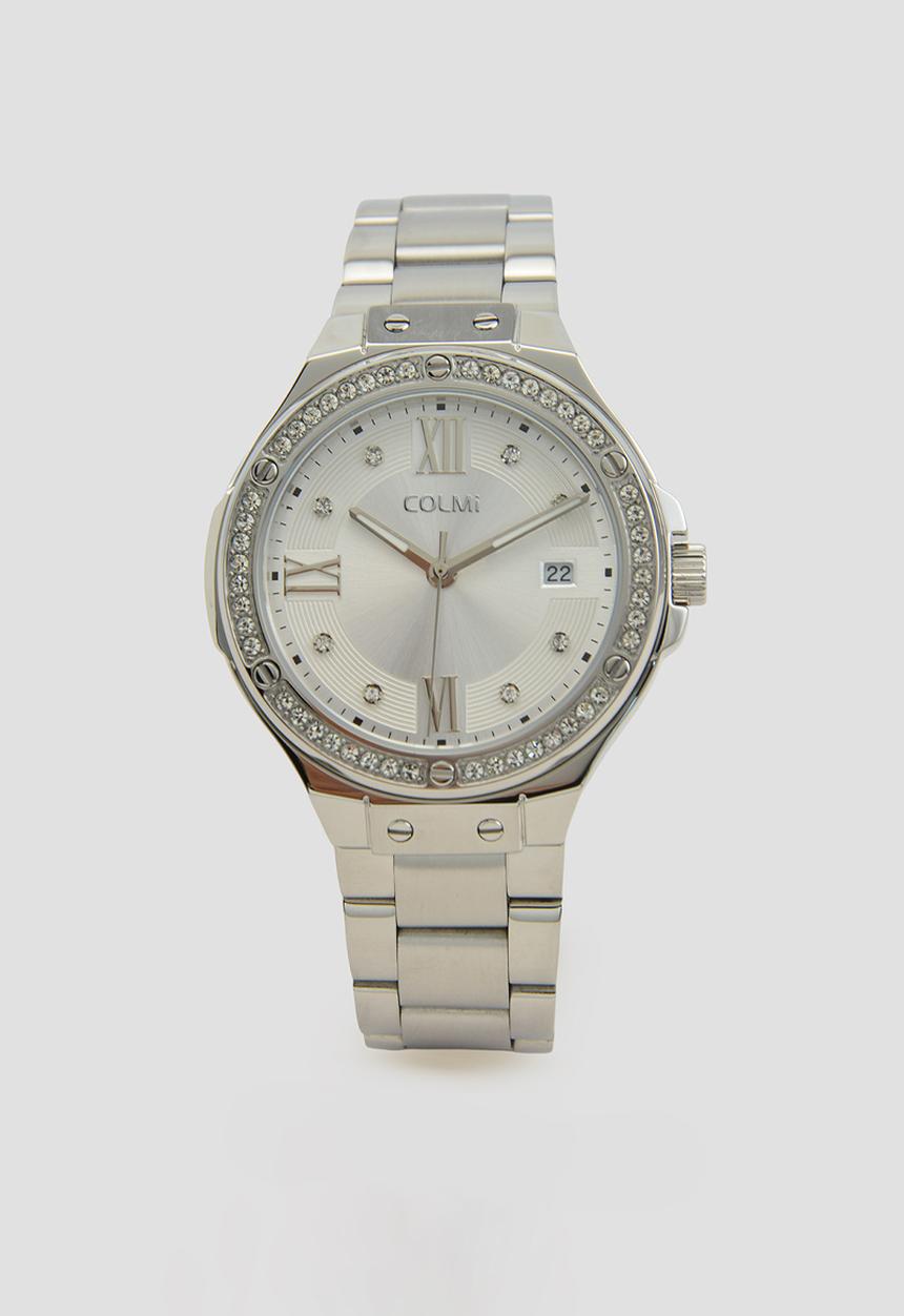 Colmi - LIORA Crystal Bezel Watch CL-8LIOS-D - Silver
