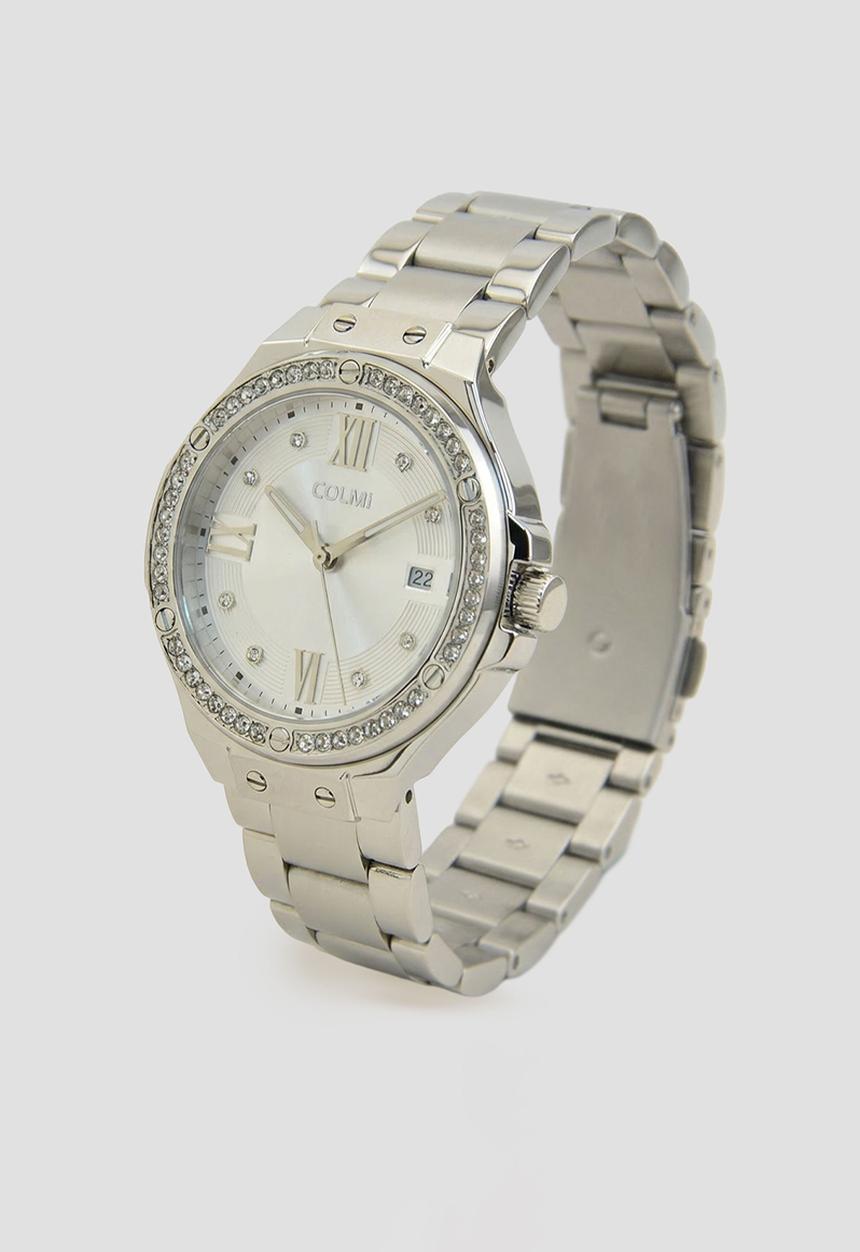 Colmi - LIORA Crystal Bezel Watch CL-8LIOS-D - Silver