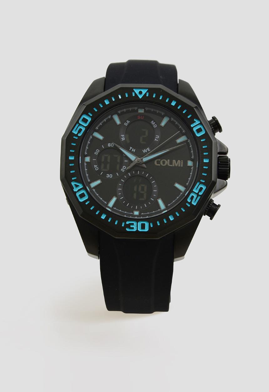 Colmi - NOX Sport Chronograph Watch CM-1NOXBL-1R - Black