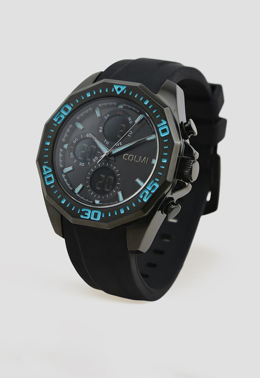 Colmi - NOX Sport Chronograph Watch CM-1NOXBL-1R - Black