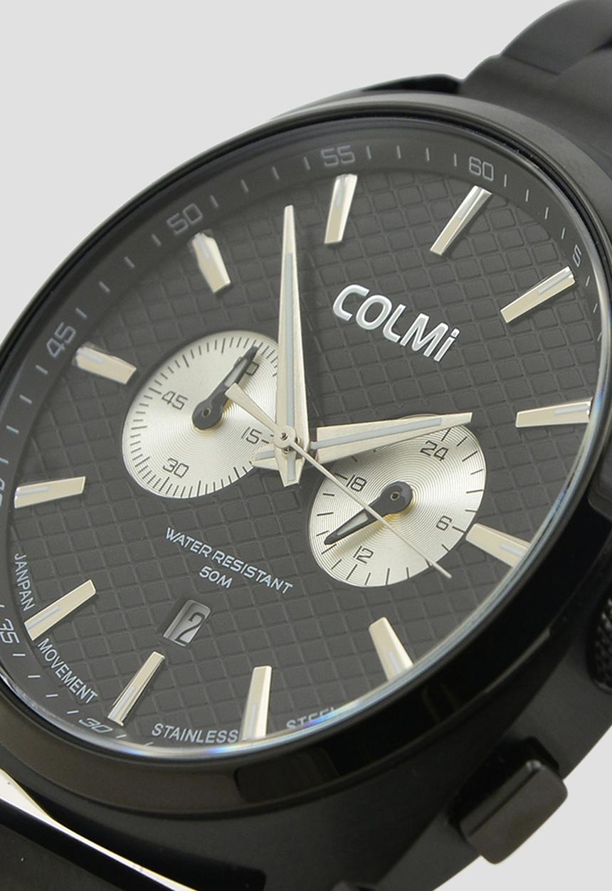 Colmi - ONYX  Steel Chronograph Watch CM-1ONYB-1D - Black