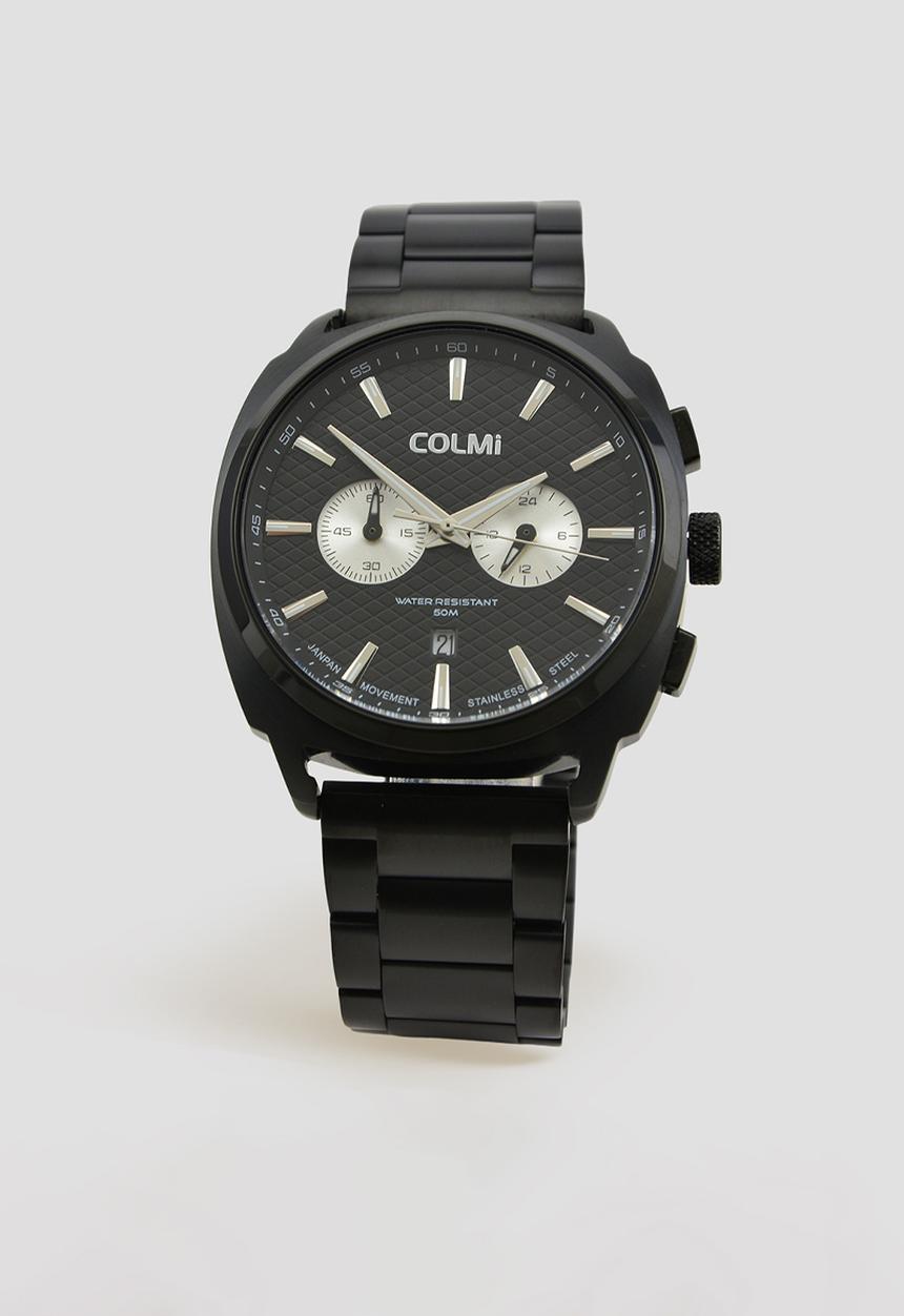 Colmi - ONYX  Steel Chronograph Watch CM-1ONYB-1D - Black