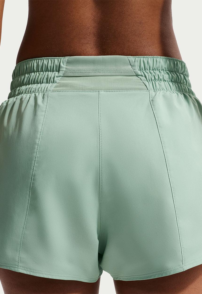 Nike - W Nk One Df Mr 3In Br Short - Steam/White
