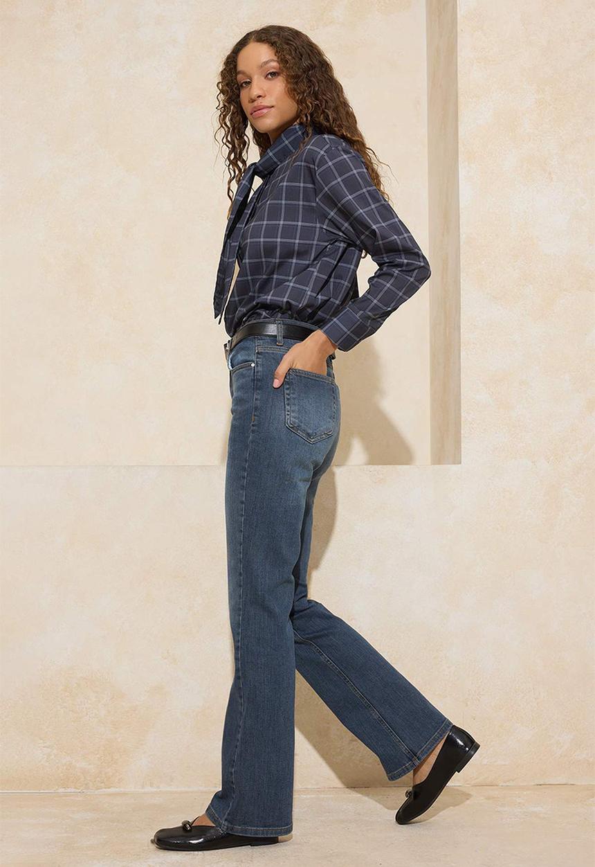 Trendyol - Flare Jeans - Blue