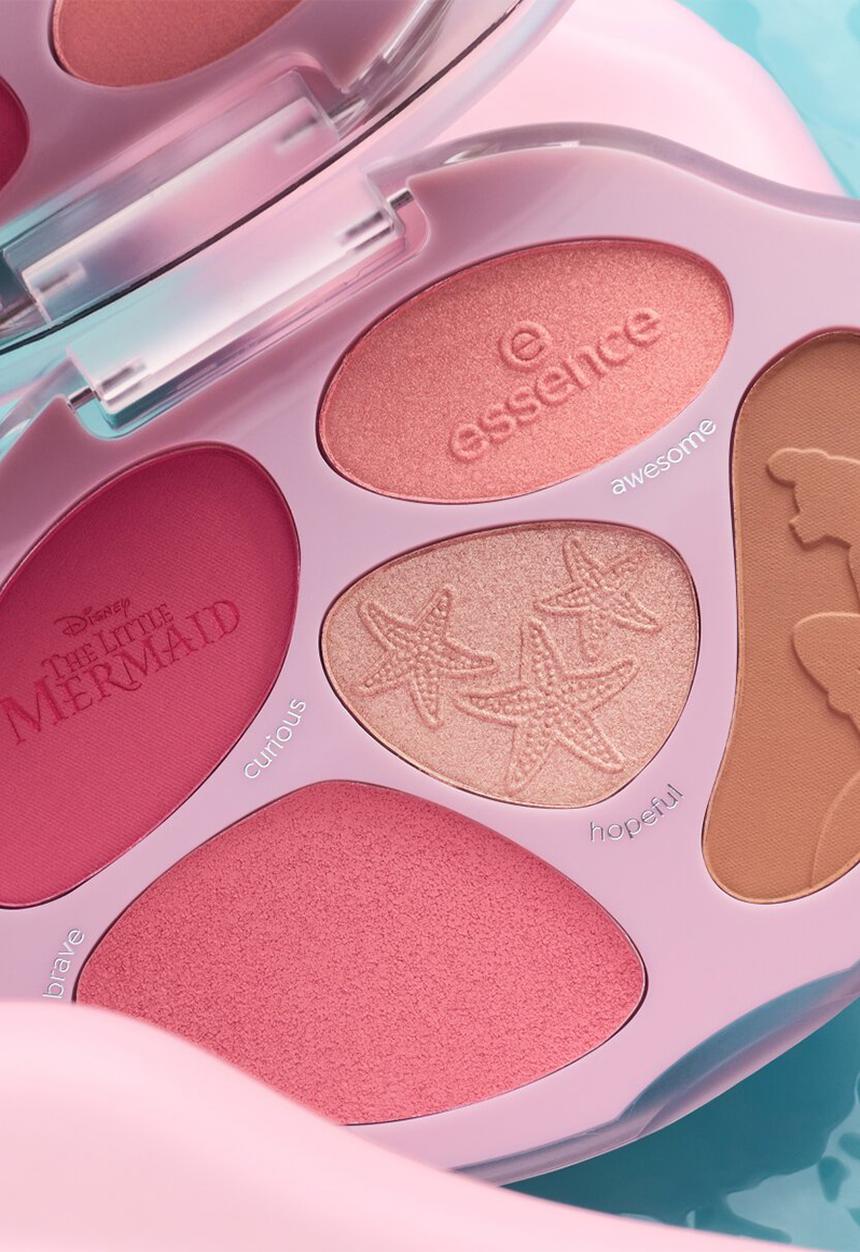 essence - Disney THE LITTLE MERMAID Face Palette - 01 The World Is My Oyster