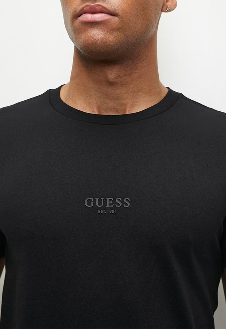 GUESS - Aidy cn short sleeve tee - jet black 