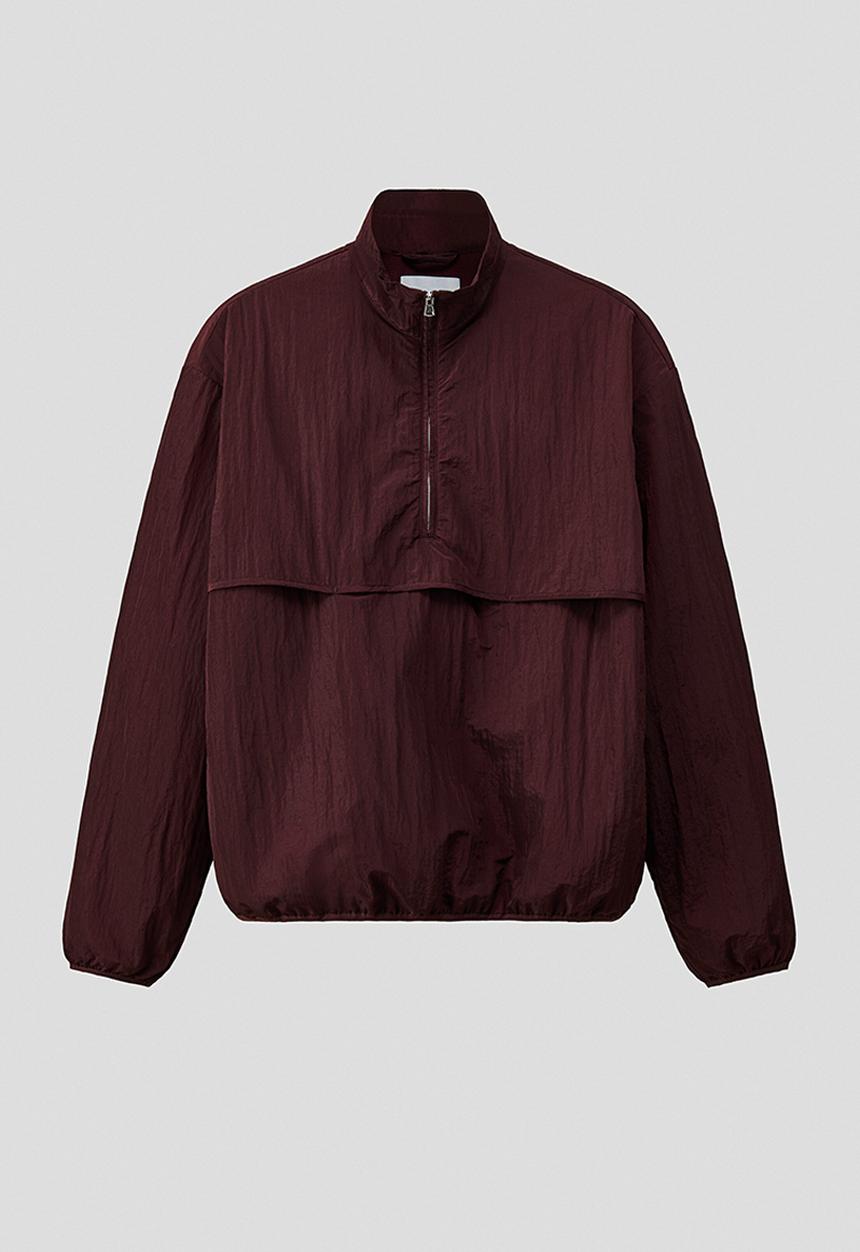 H&M - H&M Atelier: Popover jacket - burgundy