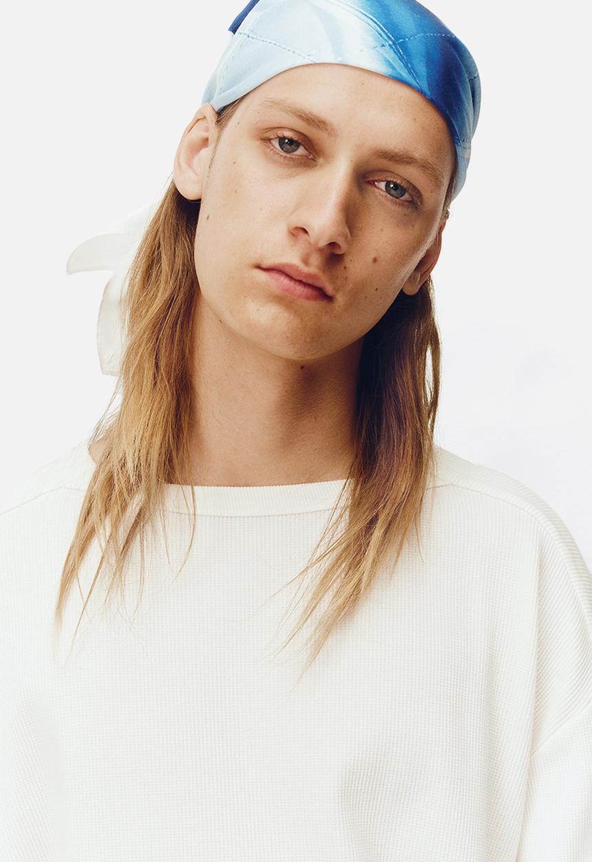 H&M - H&M Atelier: Regular fit long-sleeved T-shirt - ivory