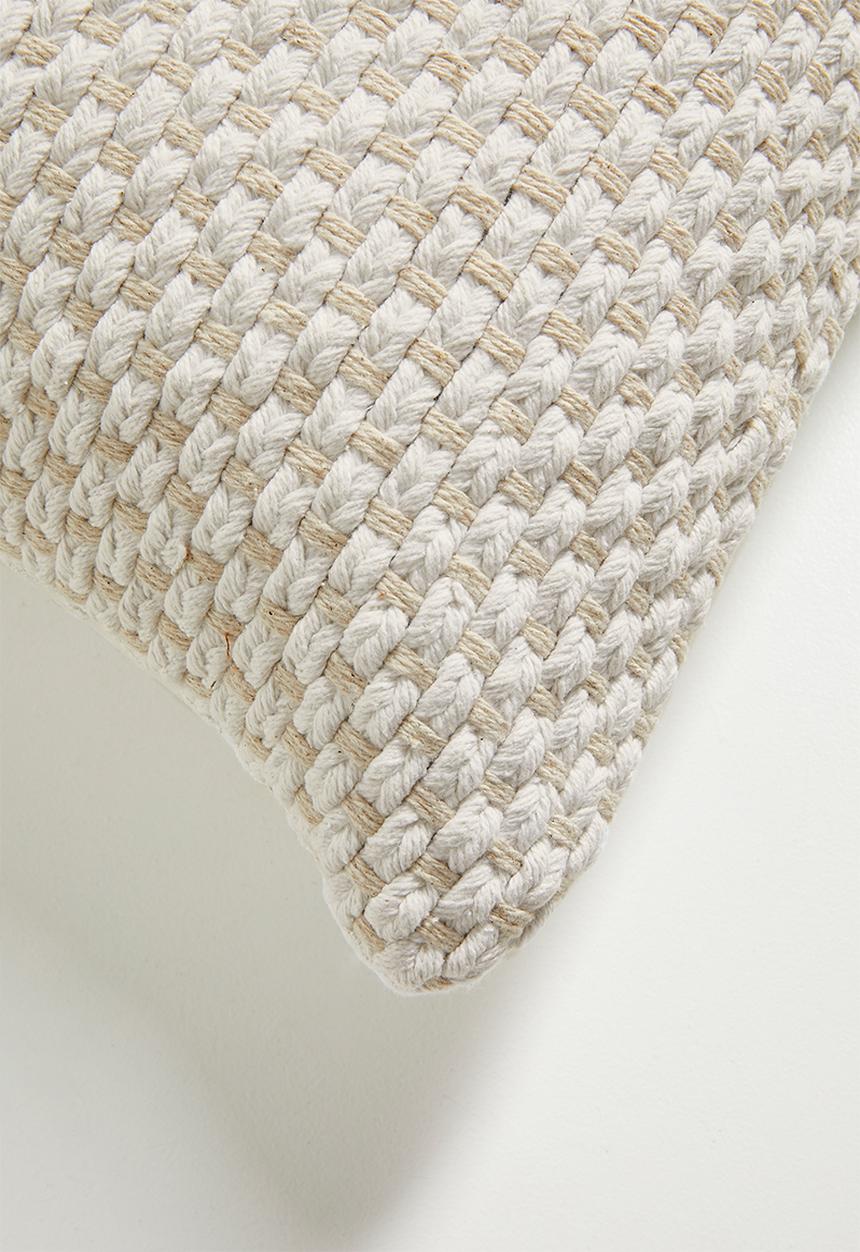 Sixth Floor - Tonga Woven Cushion Cover - Ecru