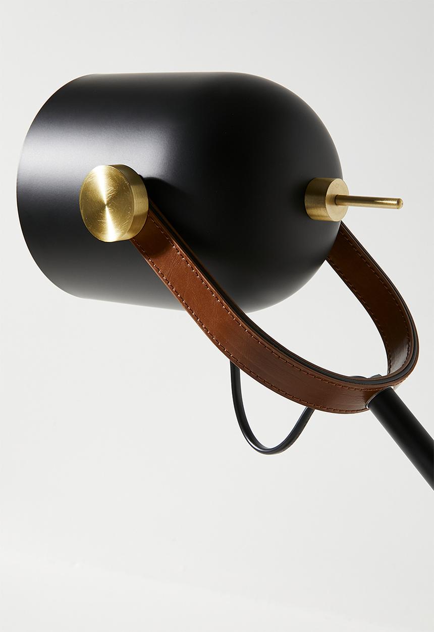 Sixth Floor - Eli desk lamp - black & gold