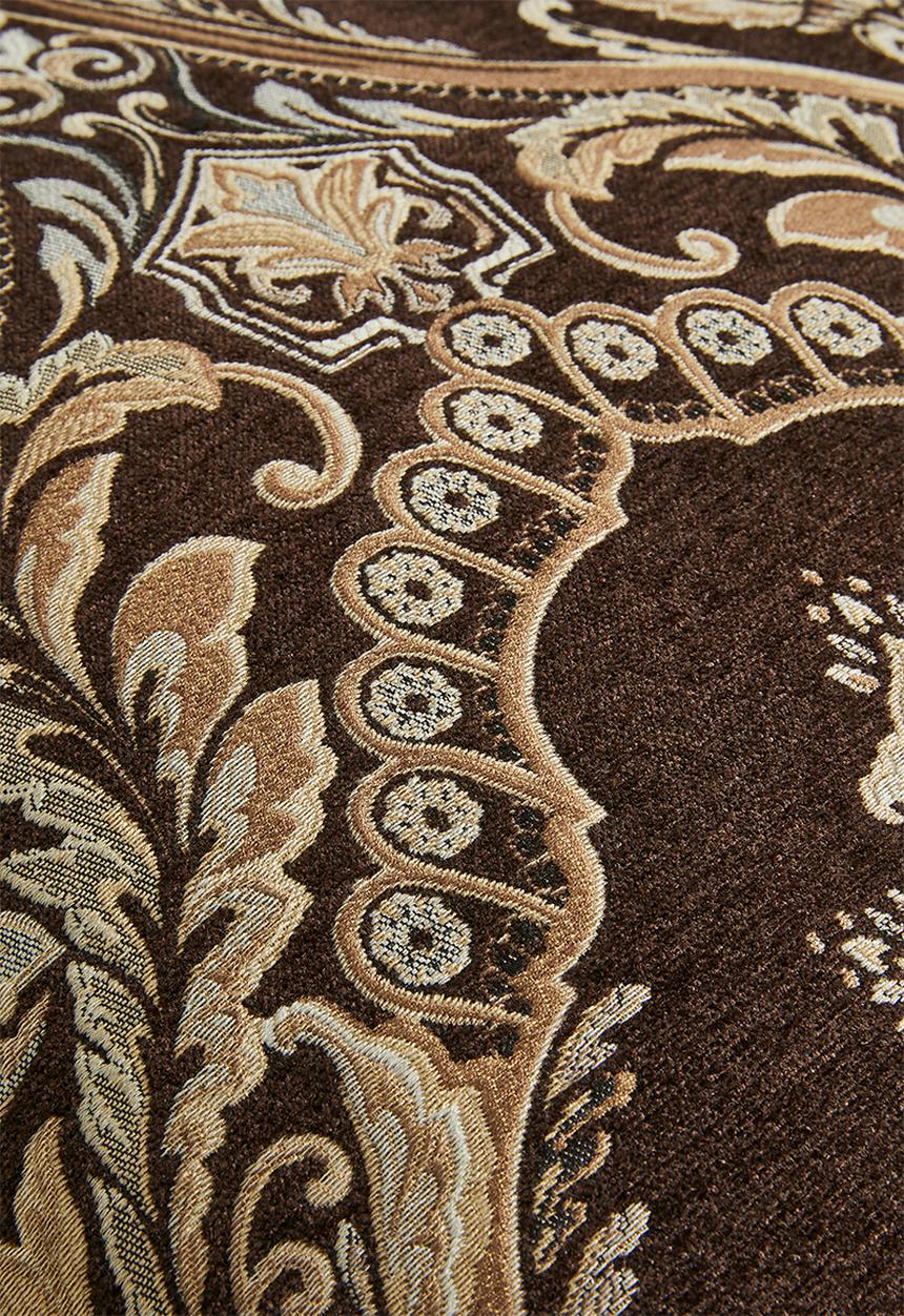 Sixth Floor - Royal Crest Cushion Cover - Brown