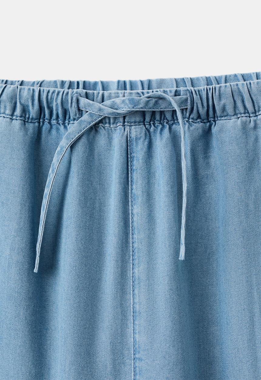 MANGO - Trousers Elsa - medium blue