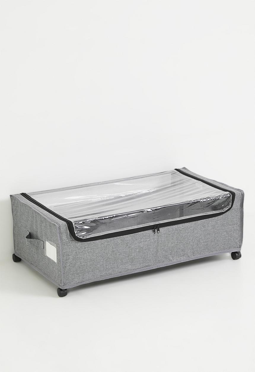 Pop Candy - Canvas shoe storage box - grey