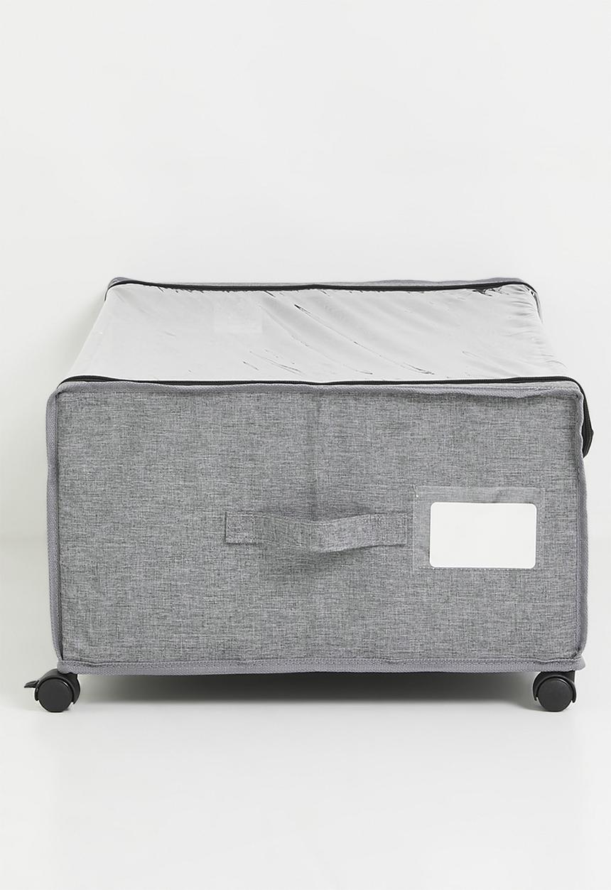 Pop Candy - Canvas shoe storage box - grey