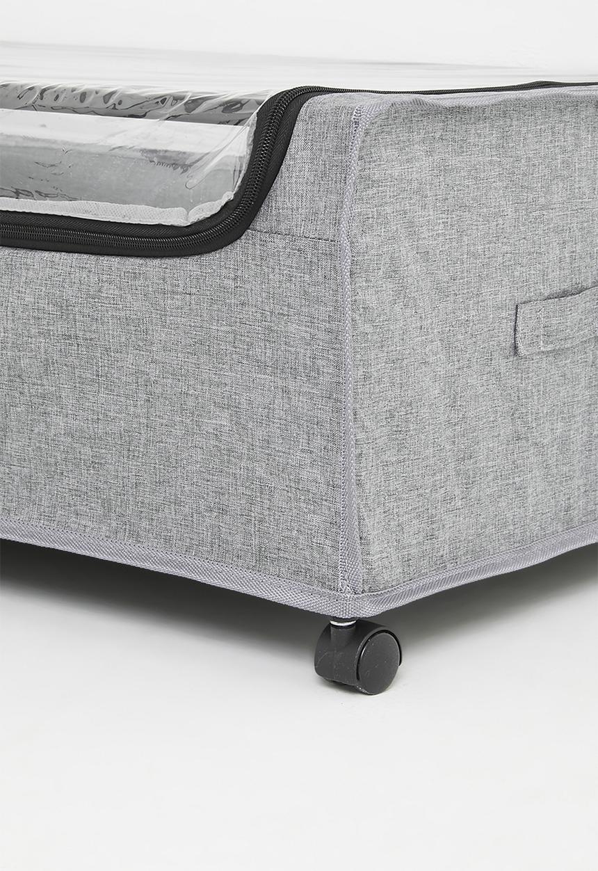 Pop Candy - Canvas shoe storage box - grey