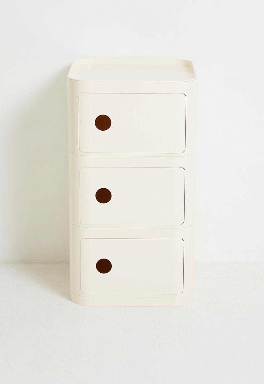 Pop Candy - 3-Tier bedside table - ivory