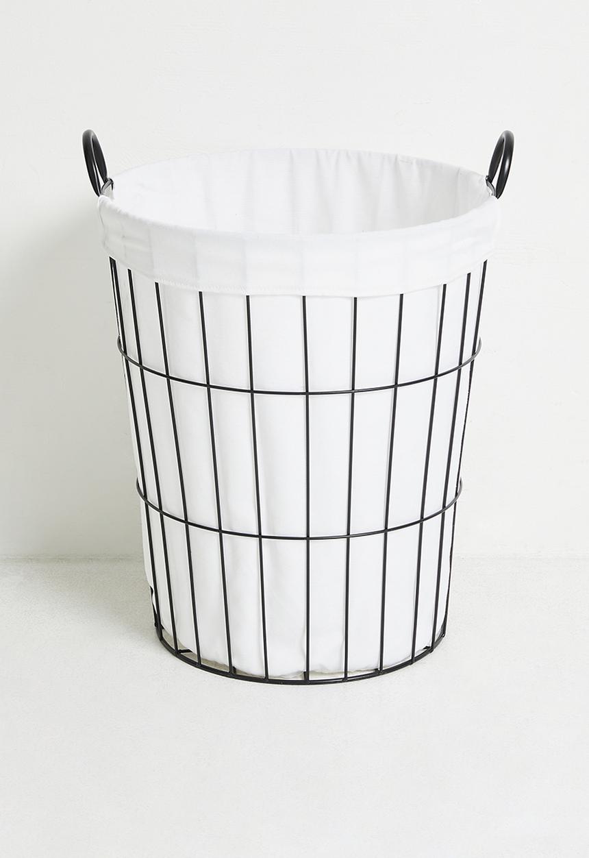 Pop Candy - Wire laundry basket - black