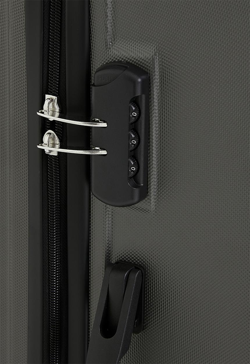 Pop Candy - 3 Piece travel trolley bag - grey