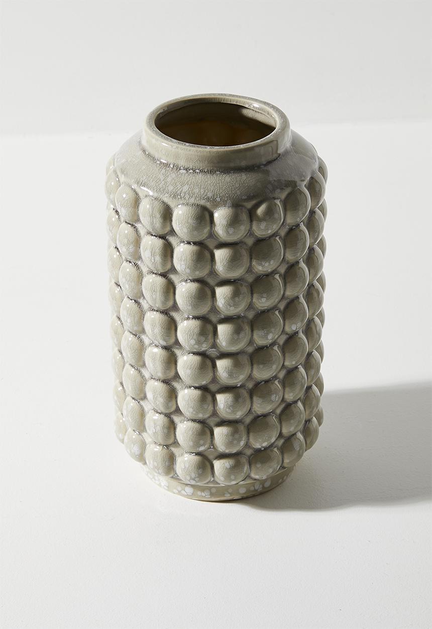 H&S - Bobble ceramic vase - Taupe