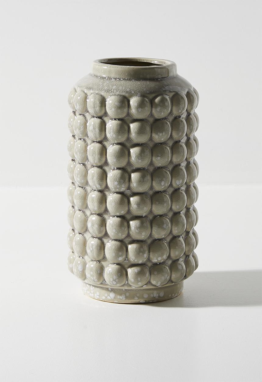 H&S - Bobble ceramic vase - Taupe