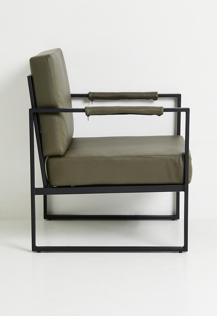 Sixth Floor - Bennett Occasional Chair - Olive Green